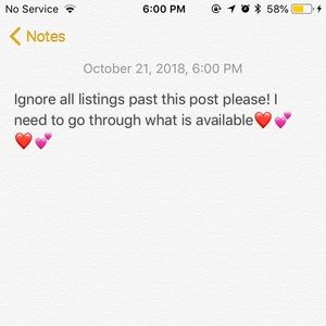 Please ignore rest of closet